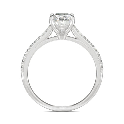 2.49 CTW Moissanite Engagement Ring