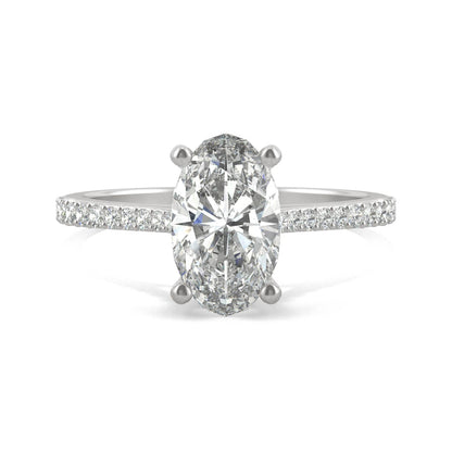 2.49 CTW Moissanite Engagement Ring