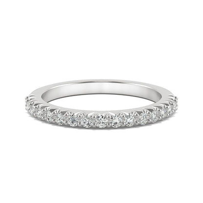 0.34 CTW Round Moissanite Stackable Ring