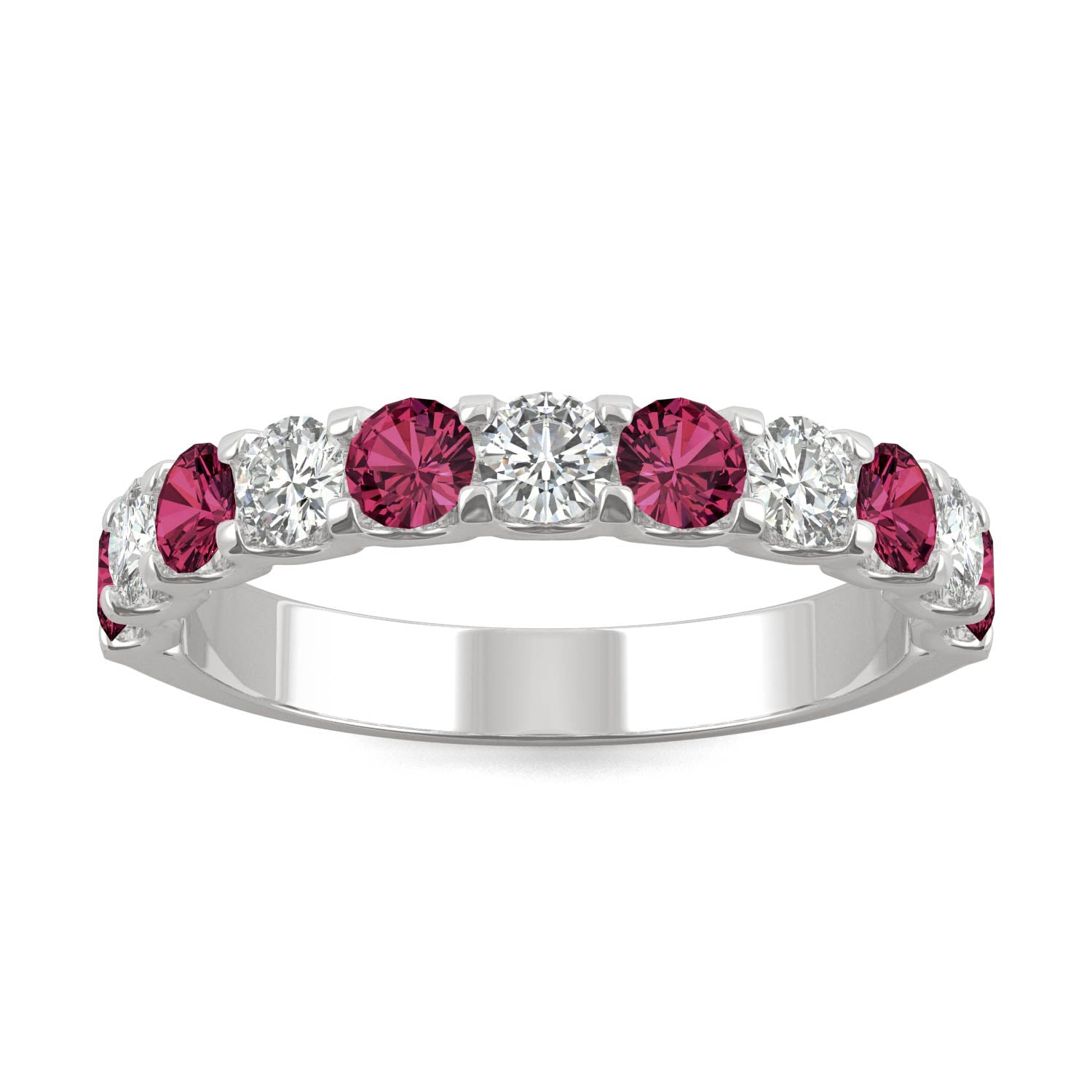 1.58 CTW Ruby Stackable Ring