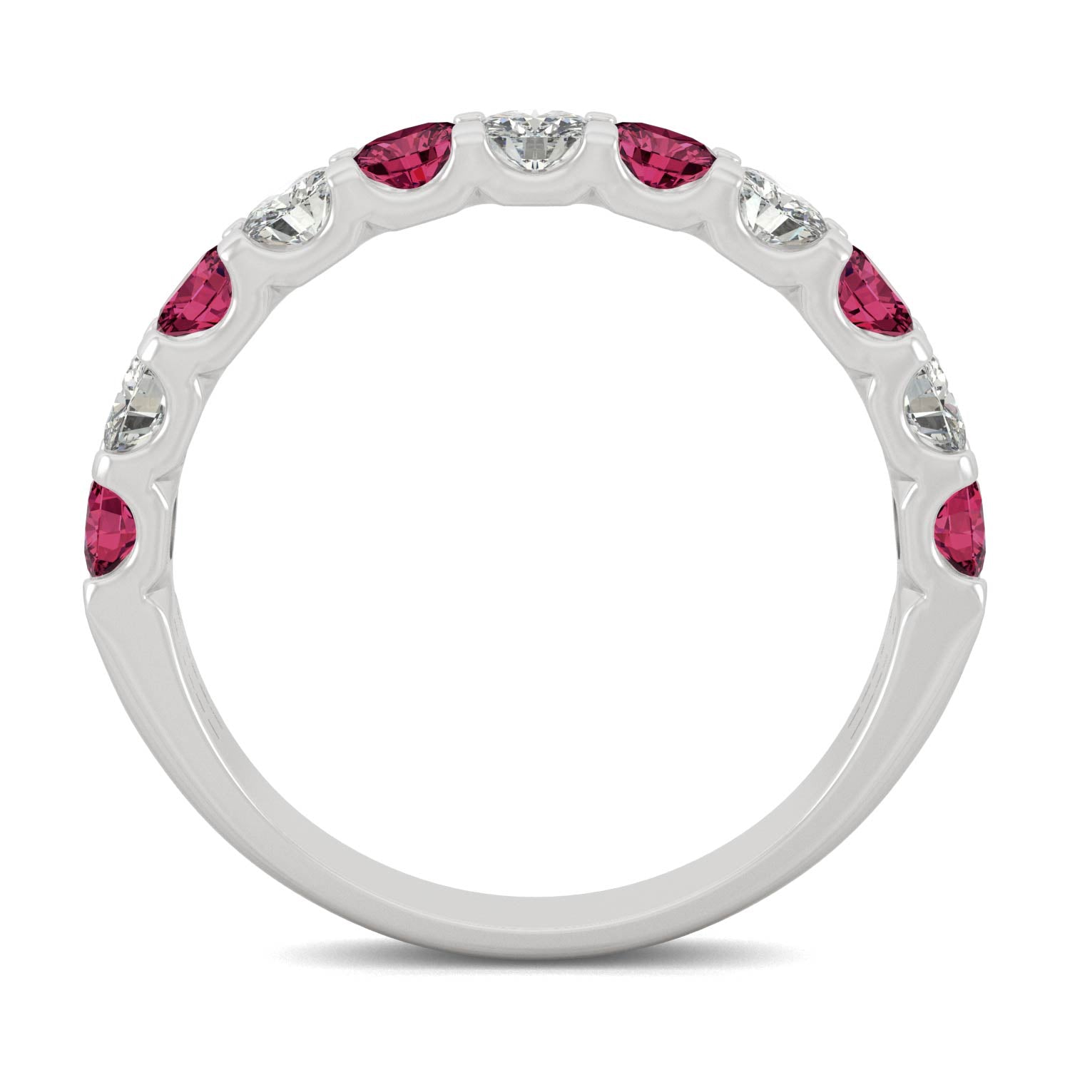 1.58 CTW Ruby Stackable Ring