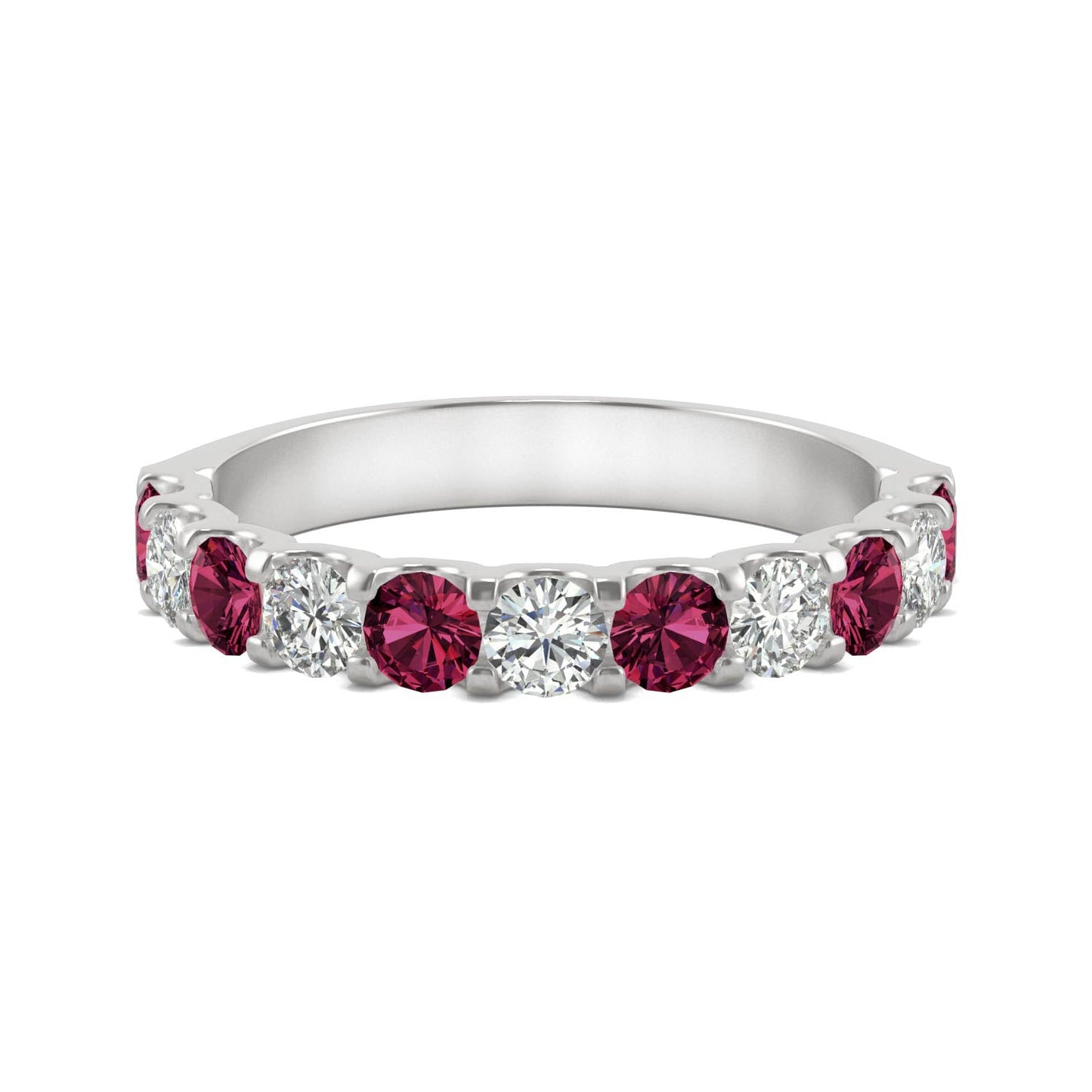 1.58 CTW Ruby Stackable Ring