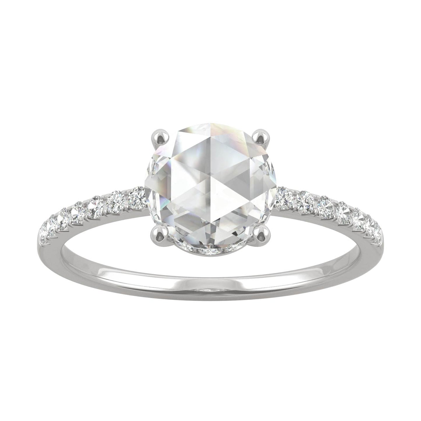 0.81 CTW Moissanite Engagement Ring