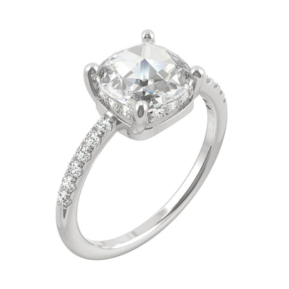 1.64 CTW Moissanite Engagement Ring