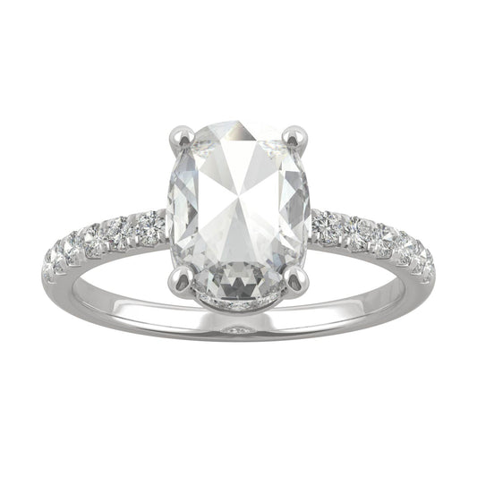 1.66 CTW Moissanite Engagement Ring