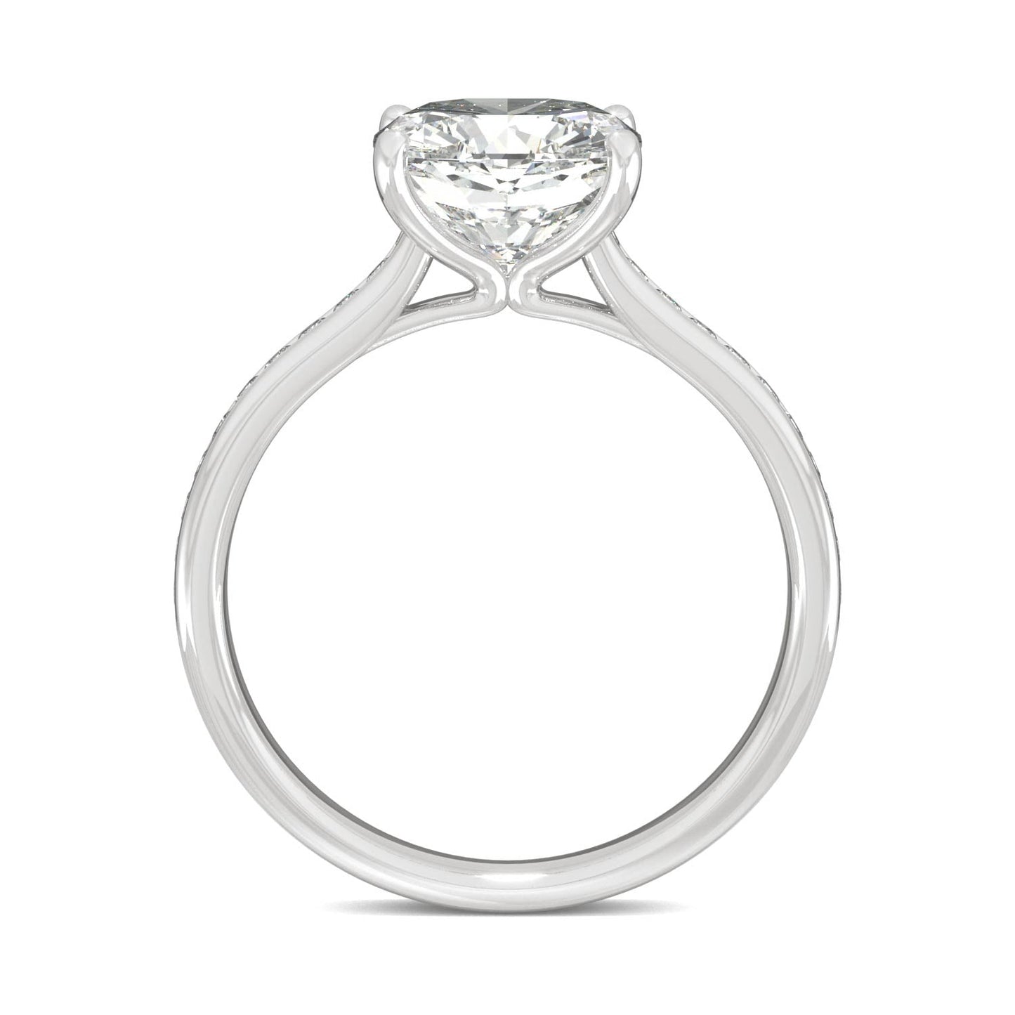 2.58 CTW Moissanite Engagement Ring