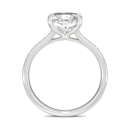 2.58 CTW Moissanite Engagement Ring