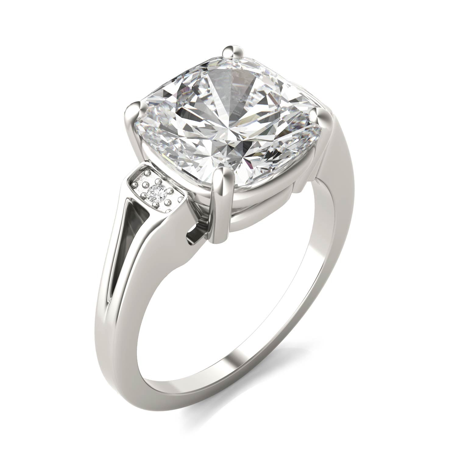 5.04 CTW Moissanite Engagement Ring