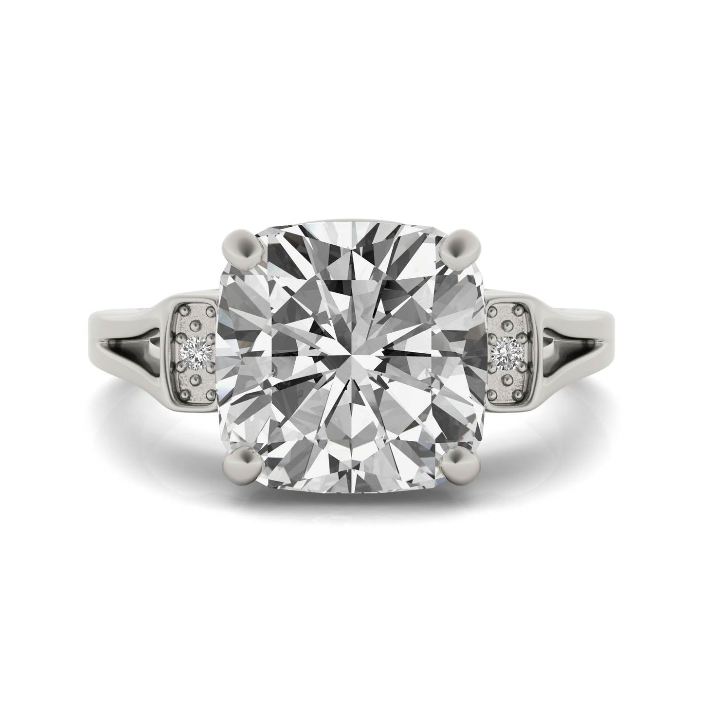 5.04 CTW Moissanite Engagement Ring