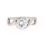 1.75 CTW Moissanite Twist Solitaire Ring