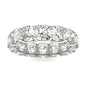 8.50 CTW DEW Cushion Moissanite Eternity Ring