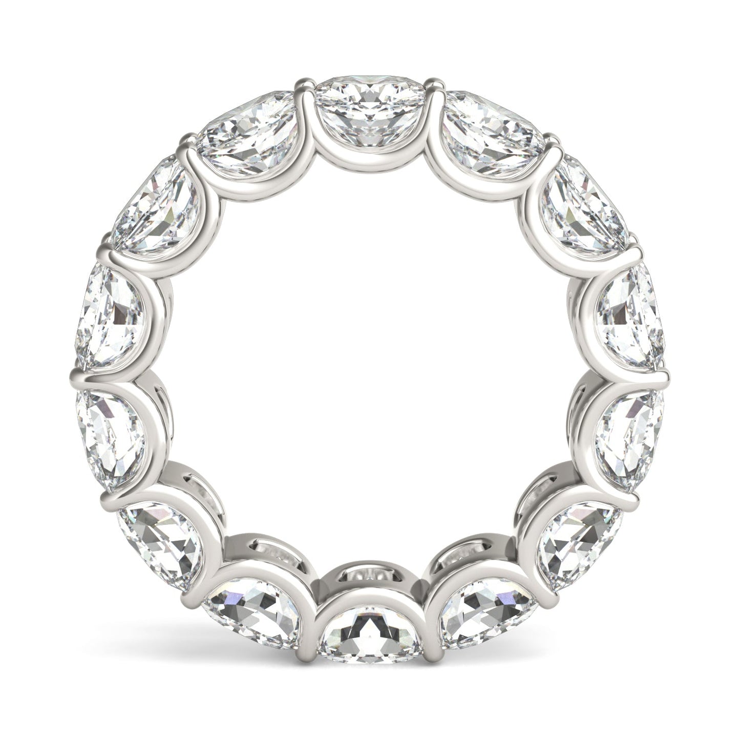 8.40 CTW Moissanite Eternity Ring