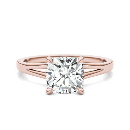 2.06 CTW Rose Gold Moissanite Ring