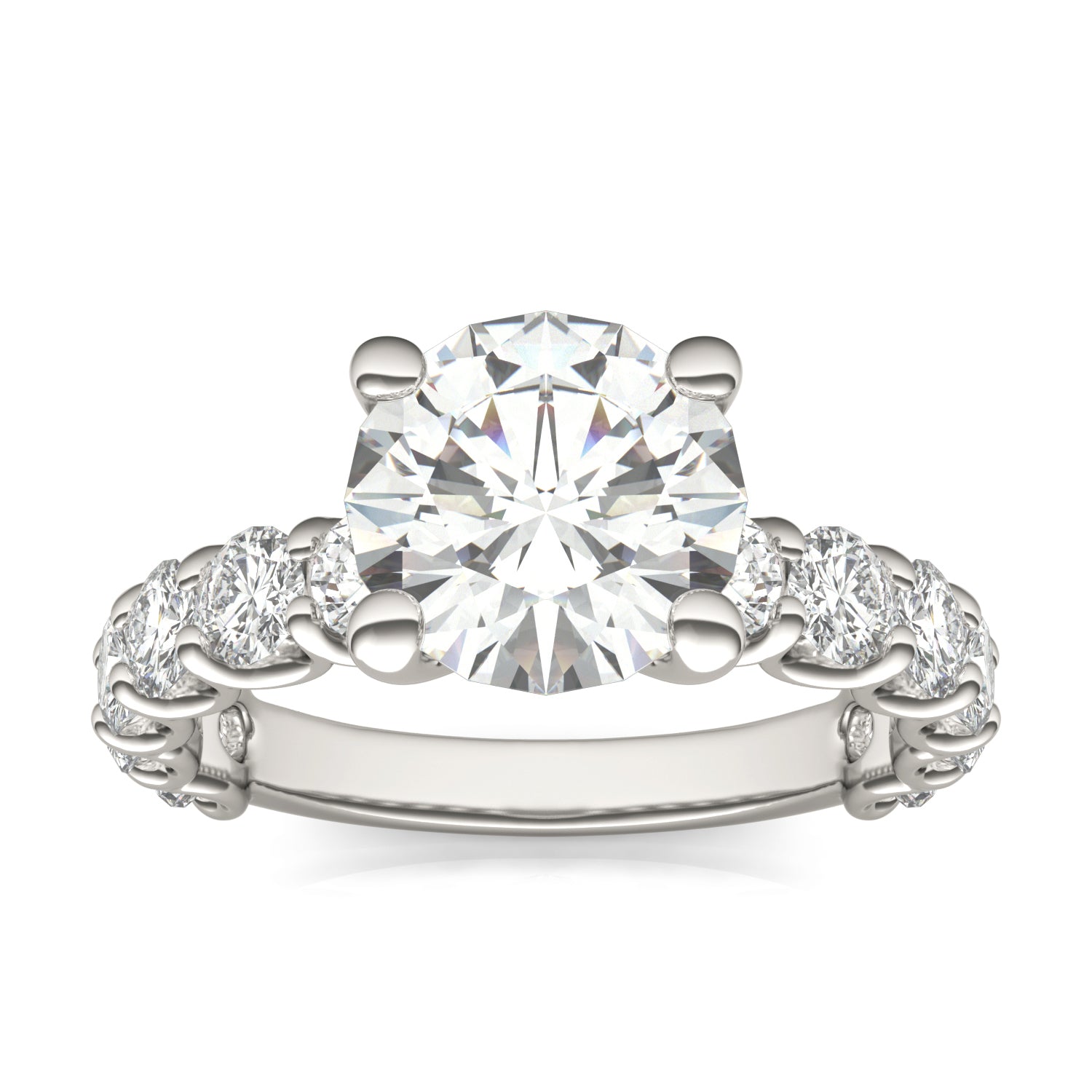 Moissanite Trellis Ring 3.76 CTW