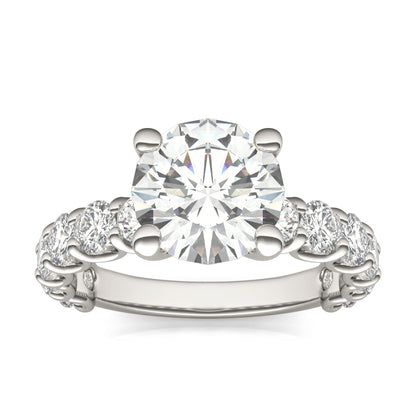 Moissanite Trellis Ring 3.76 CTW