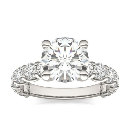 Moissanite Trellis Ring 3.76 CTW