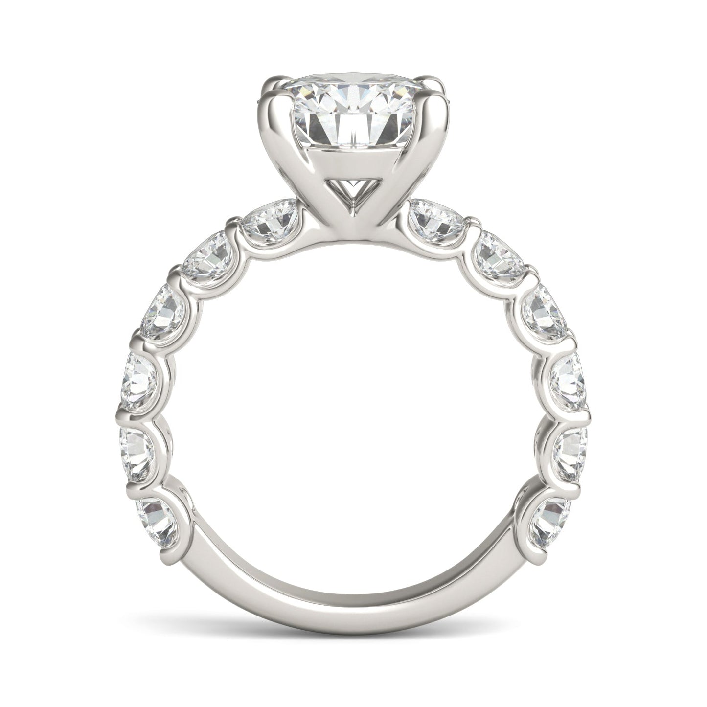 Moissanite Trellis Ring 3.76 CTW