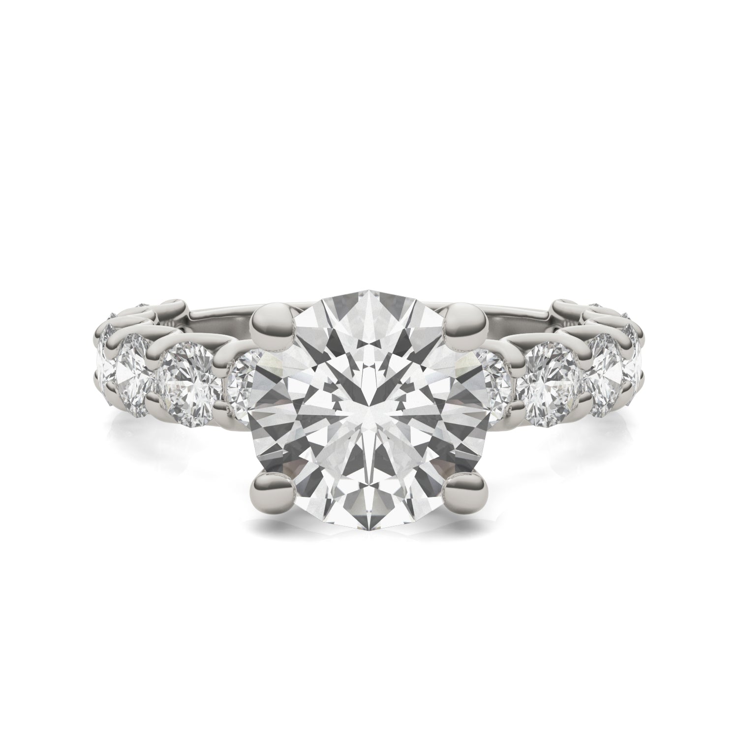 Moissanite Trellis Ring 3.76 CTW