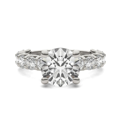 Moissanite Trellis Ring 3.76 CTW