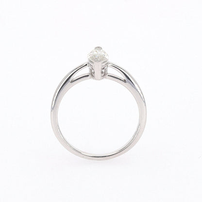 0.70 CTW Marquise Moissanite Solitaire Ring