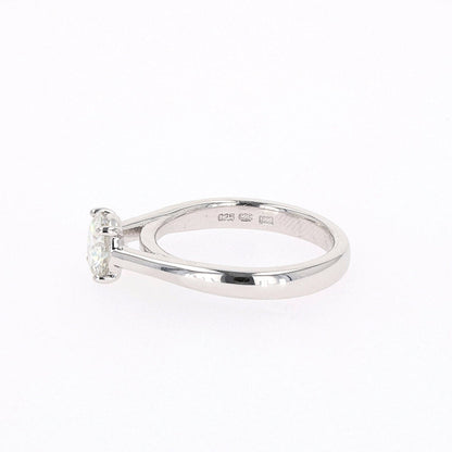 Moissanite Solitaire Engagement Ring