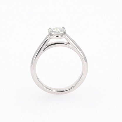 Moissanite Solitaire Engagement Ring