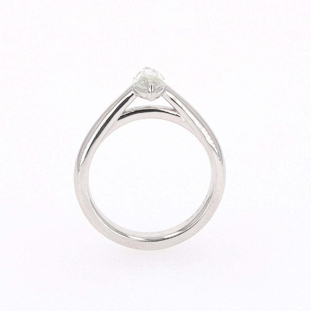 Marquise Moissanite Solitaire Ring