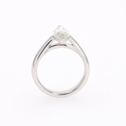 1.80 CTW Marquise Moissanite Solitaire Ring